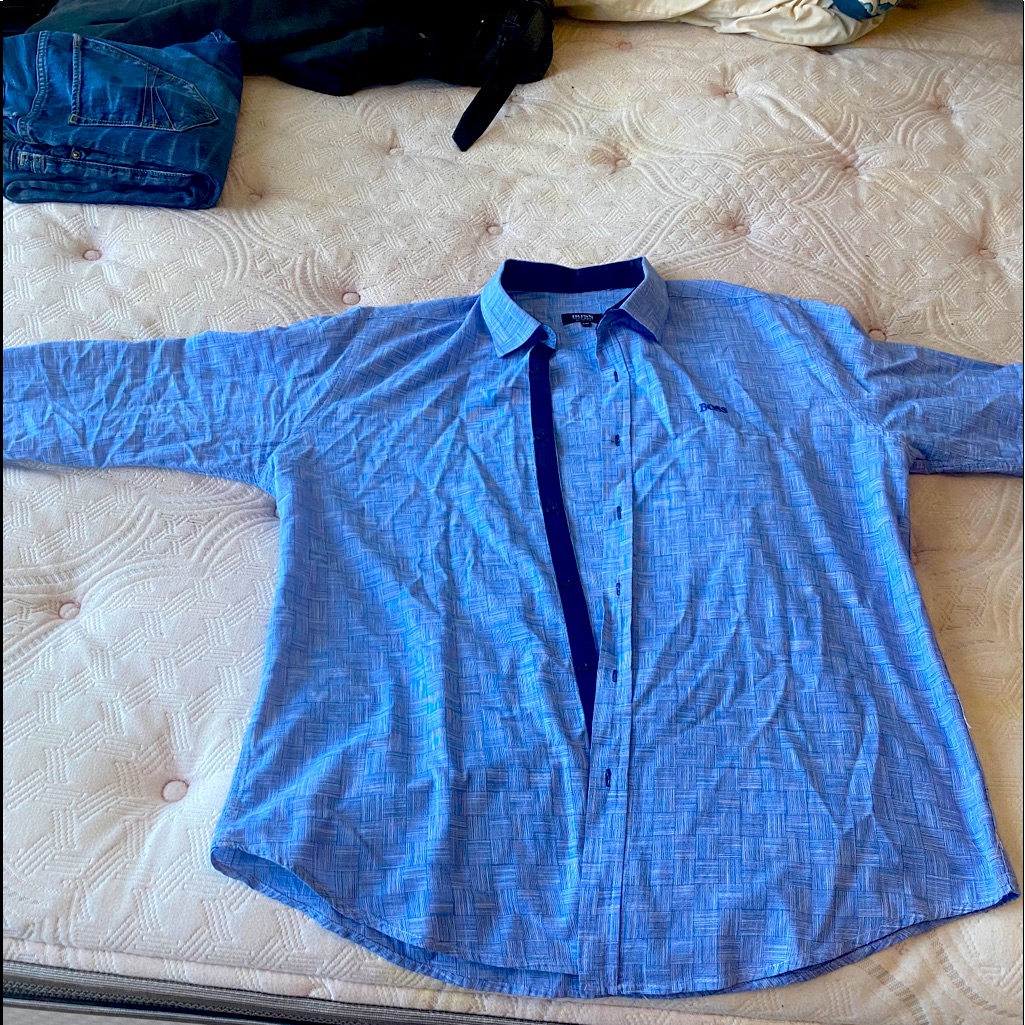Boss Brand Men&acirc;s Dress Up Collard Shirt